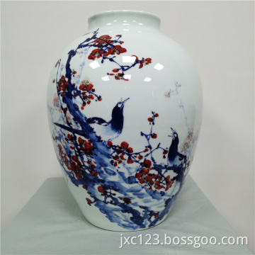 Handmade handpainting ceramic vase home decor